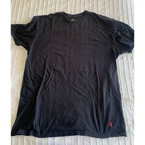 Polo Ralph Lauren tshirt mens xl black preppy classic pony relaxed logo